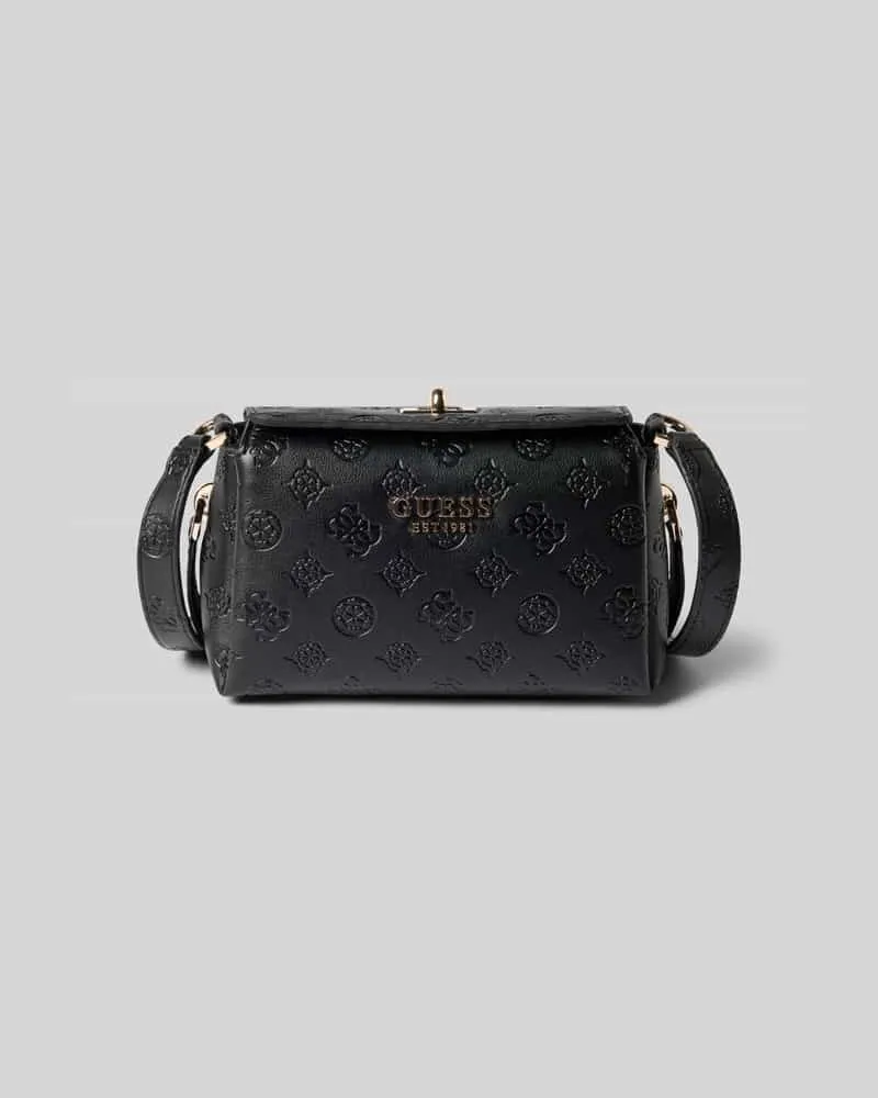 Guess Handtasche mit Label-Applikation Modell 'PHOEBE Black