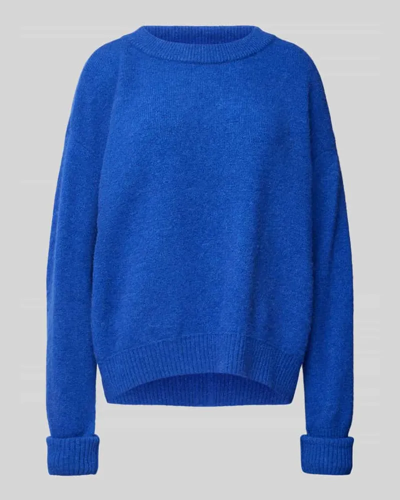 American Vintage Oversized Strickpullover mit Leinen-Anteil Royal