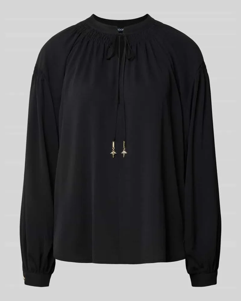 JOOP! Blusenshirt mit Raffungen Modell 'Brigida Black