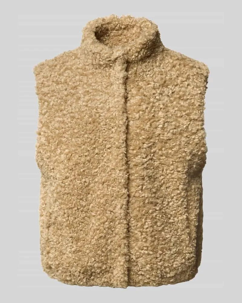 Brax Weste mit Teddyfell Modell 'STYLE.OSLO Camel