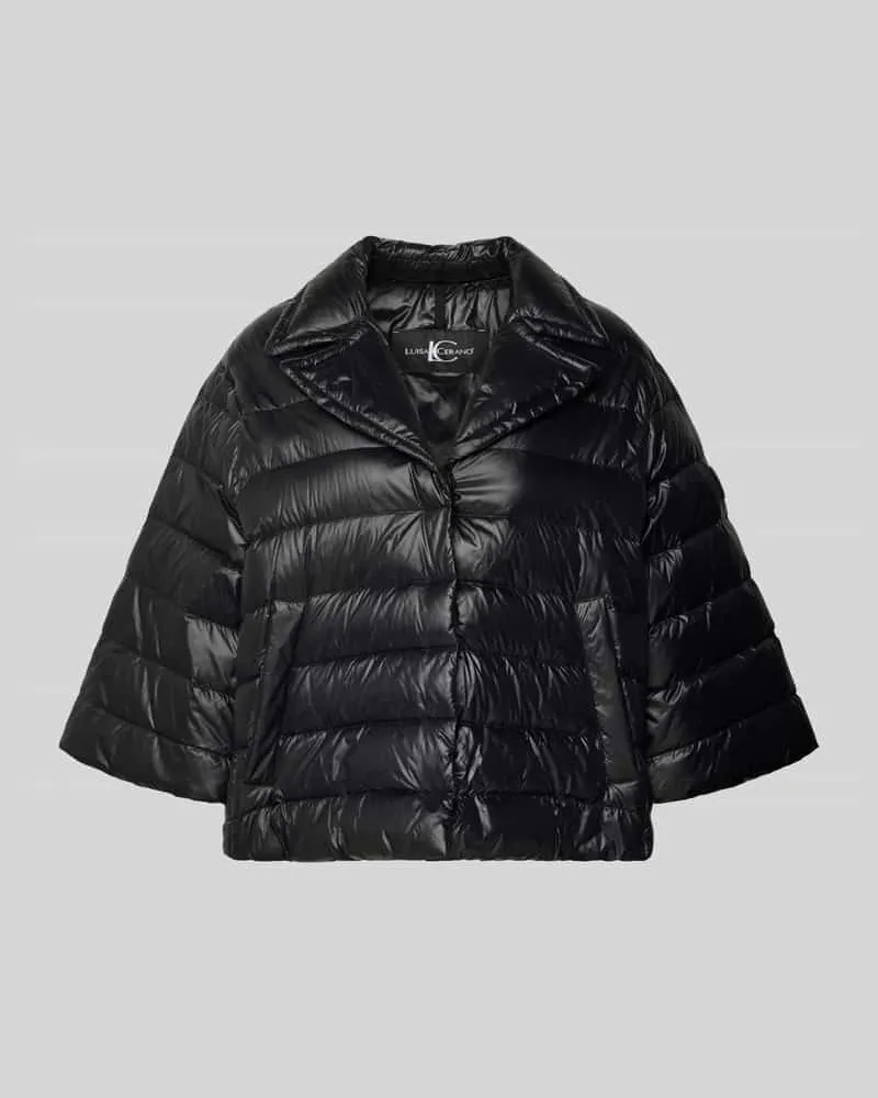 Luisa Cerano Daunenjacke mit Reverskragen Black