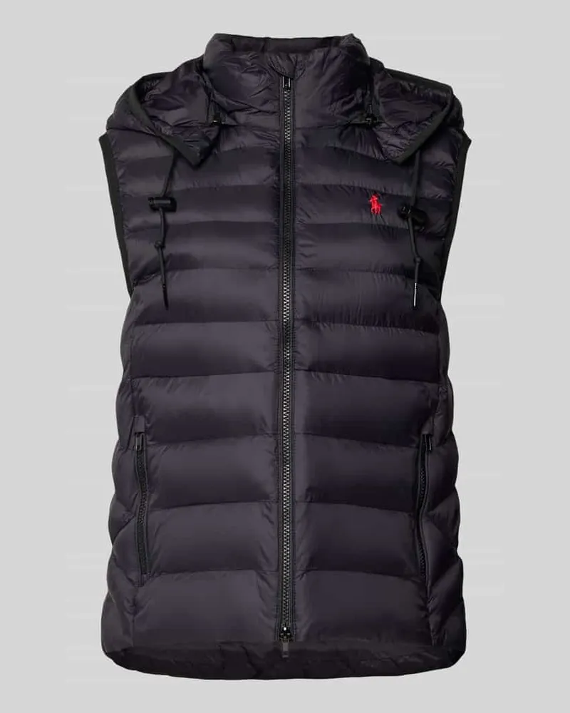 Ralph Lauren Steppweste mit Stehkragen Black