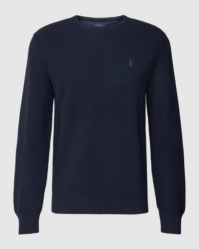 Ralph Lauren Strickpullover mit Logo-Stitching Marine