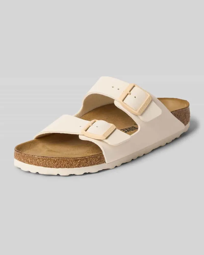 Birkenstock Slipper mit Logo-Detail Modell 'Arizona Offwhite