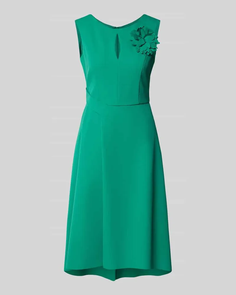 Vera Mont Knielanges Cocktailkleid mit Applikation Gruen