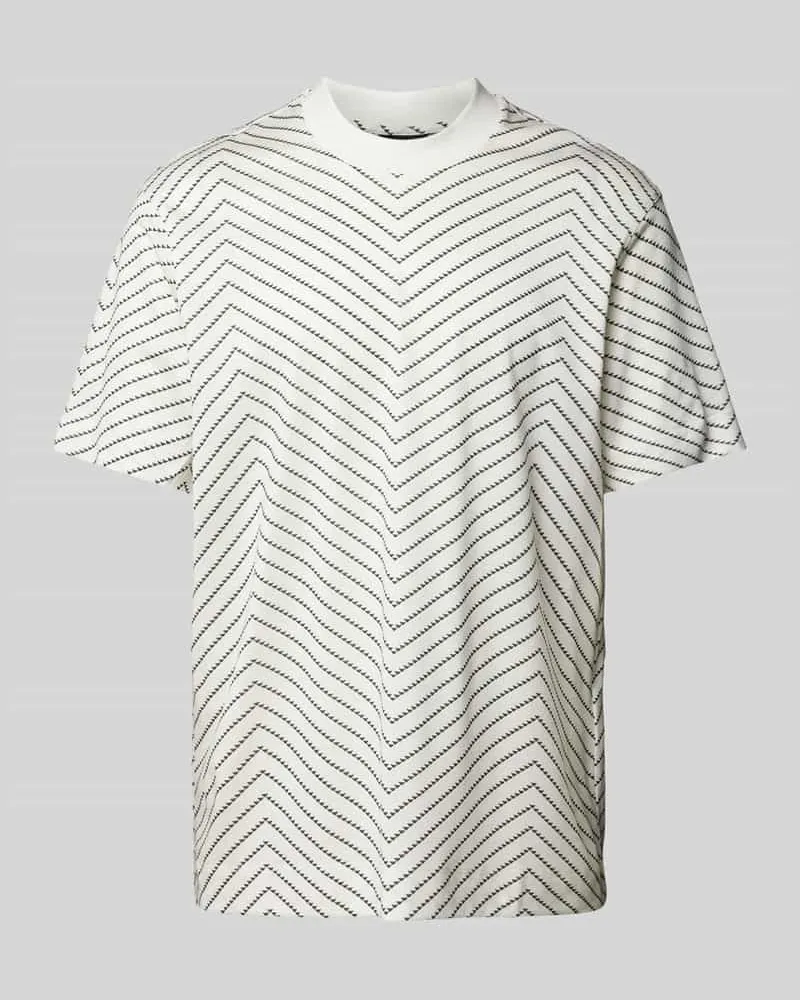 Emporio Armani T-Shirt mit Rundhalsausschnitt Weiss