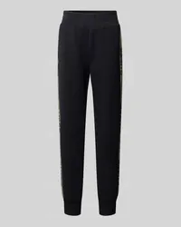 Guess Slim Fit Sweatpants mit Label-Prints Black