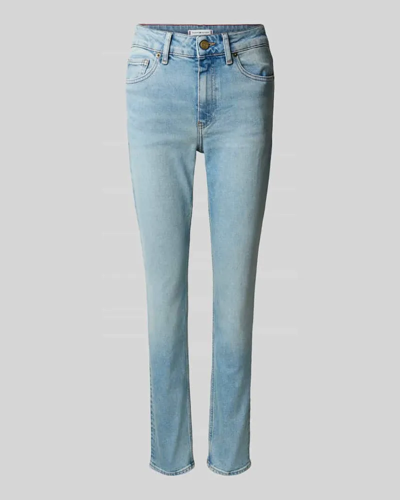 Tommy Hilfiger Slim Fit Jeans aus Baumwoll-Mix Hellblau
