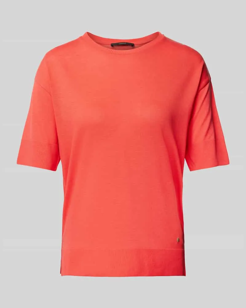 windsor. T-Shirt mit Label-Applikation Hellrot
