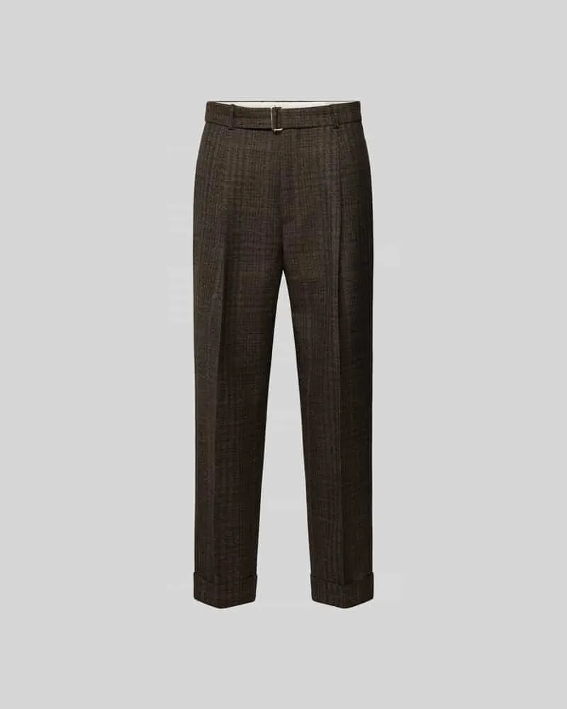 Officine Generale Stoffhose mit Gesäßtaschen Mittelbraun