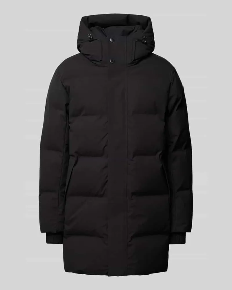 Wellensteyn Regular Fit Funktionsjacke von Kapuze Modell 'PAVVA MEDIUM Black