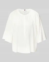 Tommy Hilfiger Bluse mit 3/4-Arm Weiss