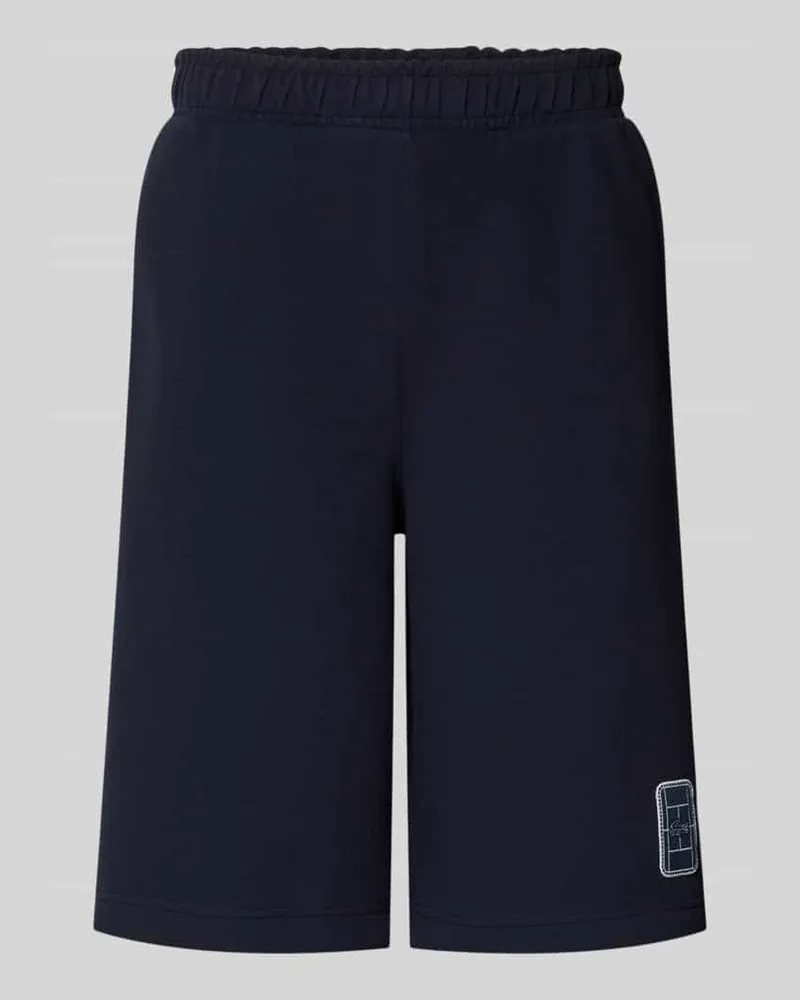 Lacoste Relaxed Fit Sweatshorts aus Baumwoll-Mix Marine