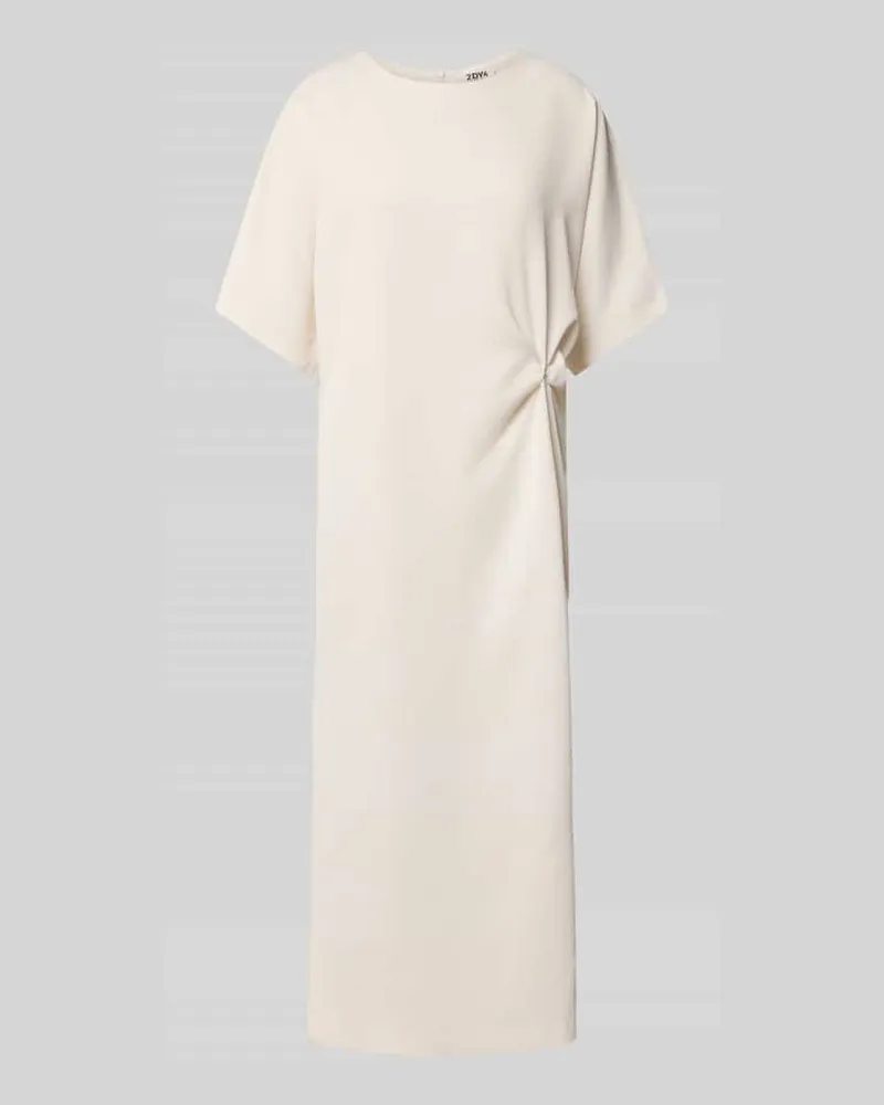 Drykorn T-Shirt-Kleid mit Knotendetail Modell 'INDAH Ecru