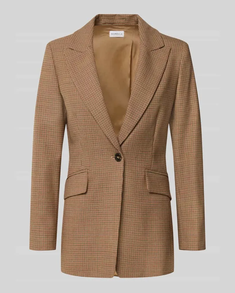 MARELLA Blazer mit Reverskragen und Pattentaschen Modell 'GAMBERO Hellbraun