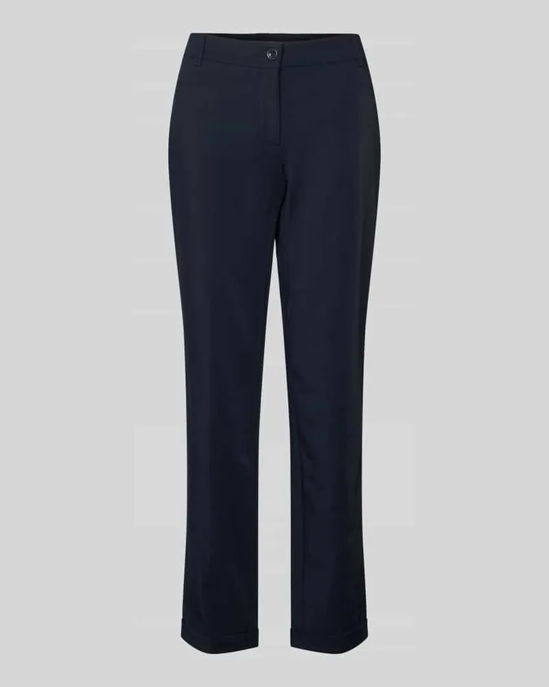 RAFFAELLO ROSSI  Chino aus Techno Cotton Superstretch Marine