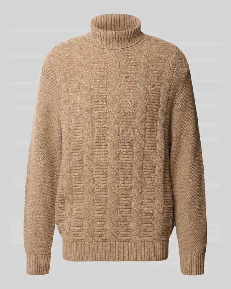Barbour Pullover aus Wolle mit Rollkragen Silber