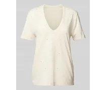 T-Shirt mit Ziersteinbesatz Modell 'WASSA