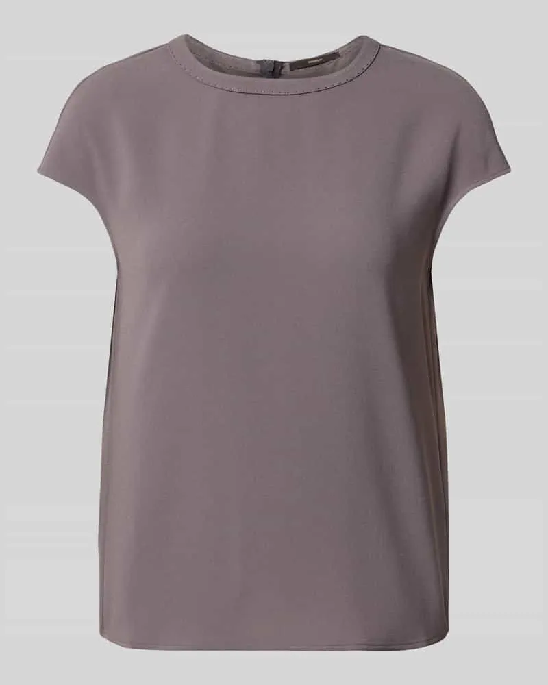 windsor. Slim Fit Blusenshirt mit Rundhalsausschnitt Purple