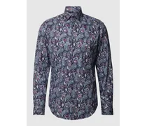 Regular Fit Business-Hemd mit Paisley-Muster