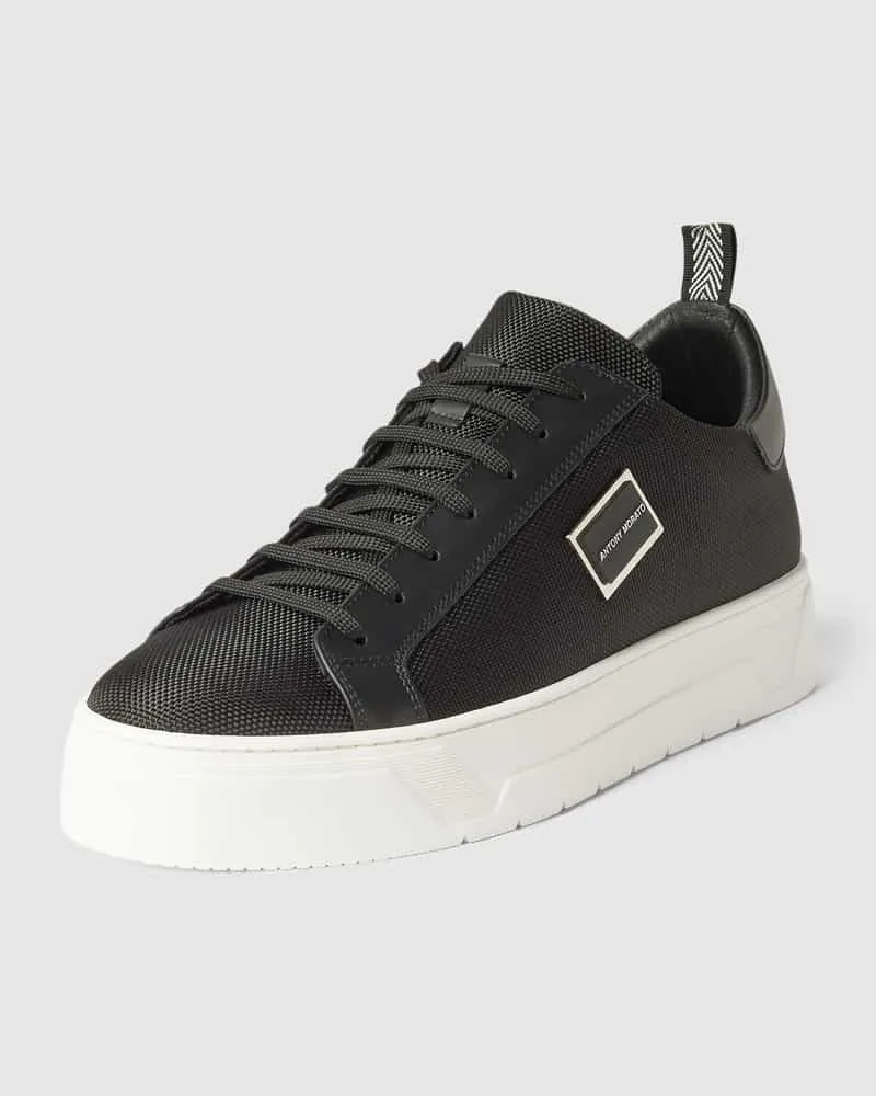 Antony Morato Sneaker mit Logo-Detail Modell 'New Metal Black