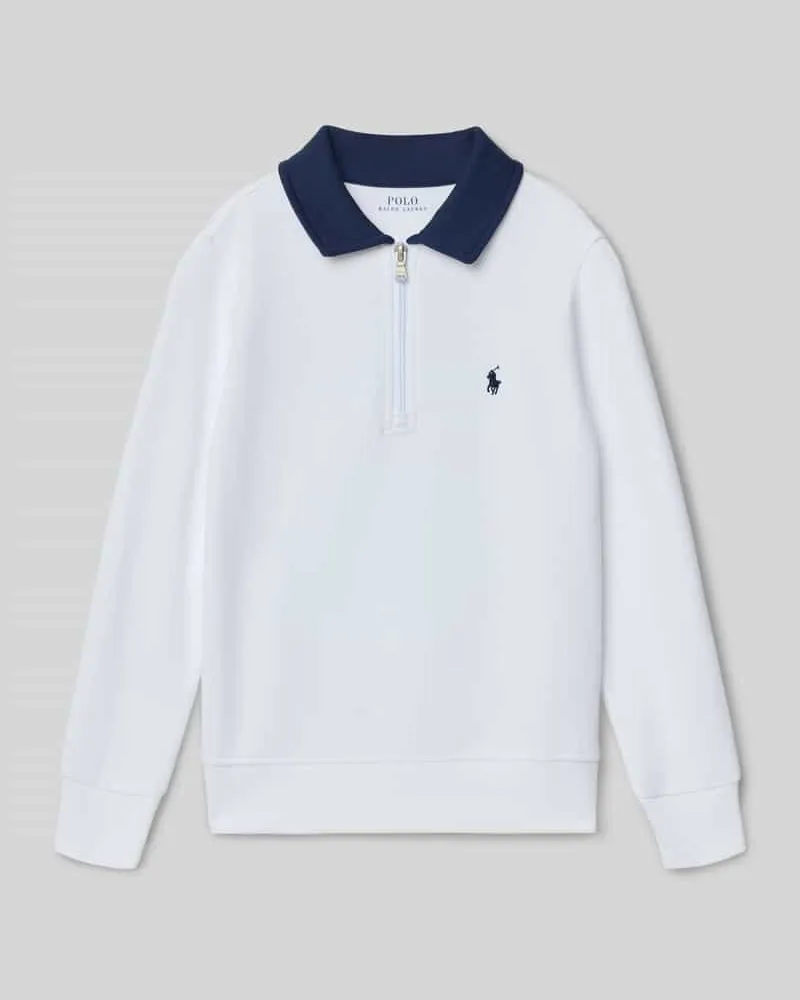 Ralph Lauren Regular Fit Sweatshirt aus Baumwoll-Mix Weiss