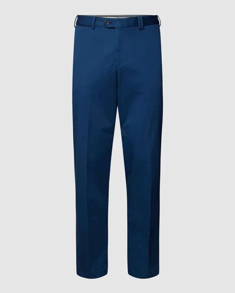 Hiltl Stoffhose mit Eingrifftaschen Modell 'PEAKER Blau