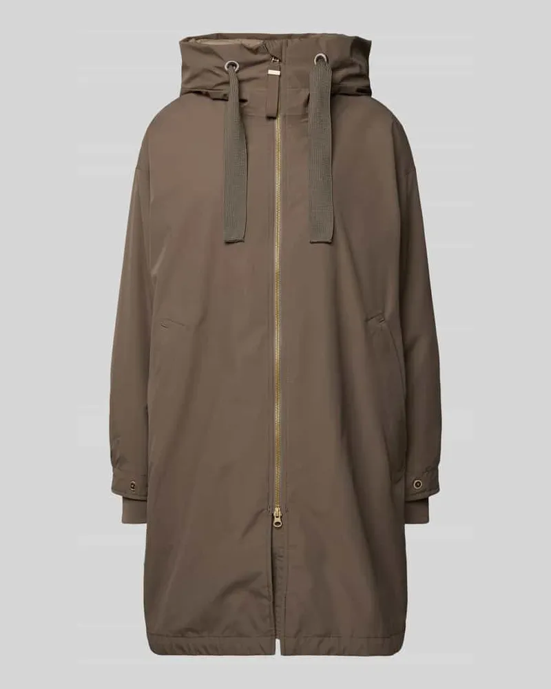 G-Lab Jacke in Überlänge Modell 'JOY Taupe