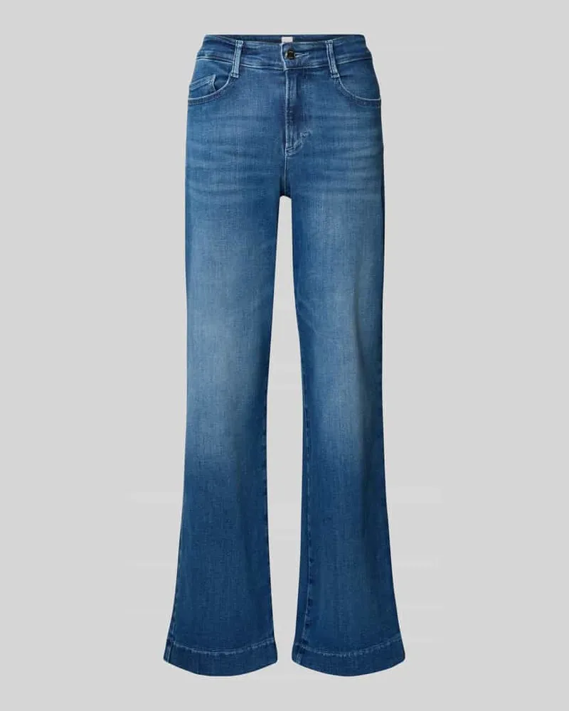 Brax Flared Jeans mit Eingrifftaschen Modell 'MAGIC MAINE Hellblau