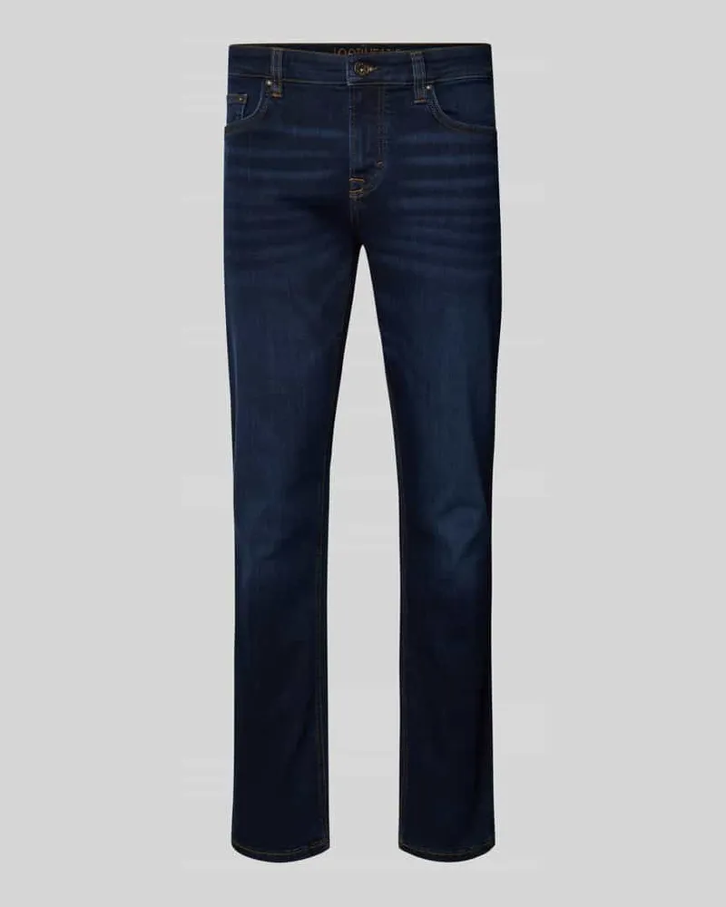 JOOP! Regular Fit Jeans im 5-Pocket-Design Modell 'Mitch Dunkelblau