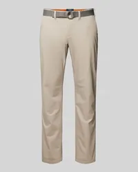 McNeal Slim Fit Chino mit Gürtel Ecru