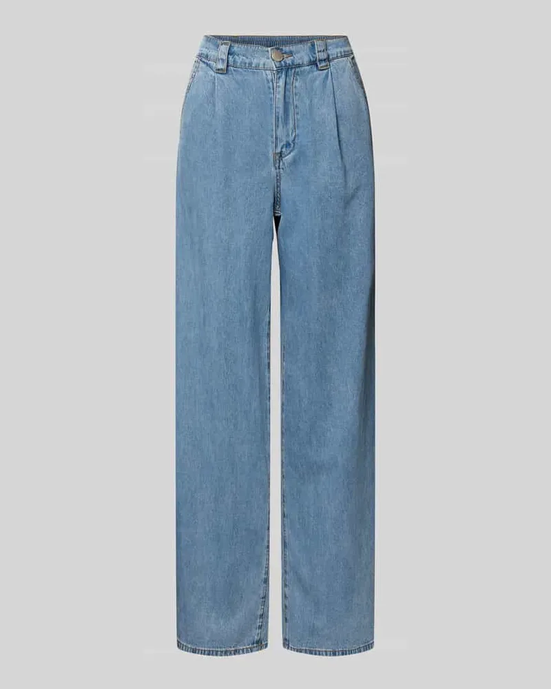 Suncoo Jeans mit elastischem Bund und Eingrifftaschen Modell 'RUDY Blau