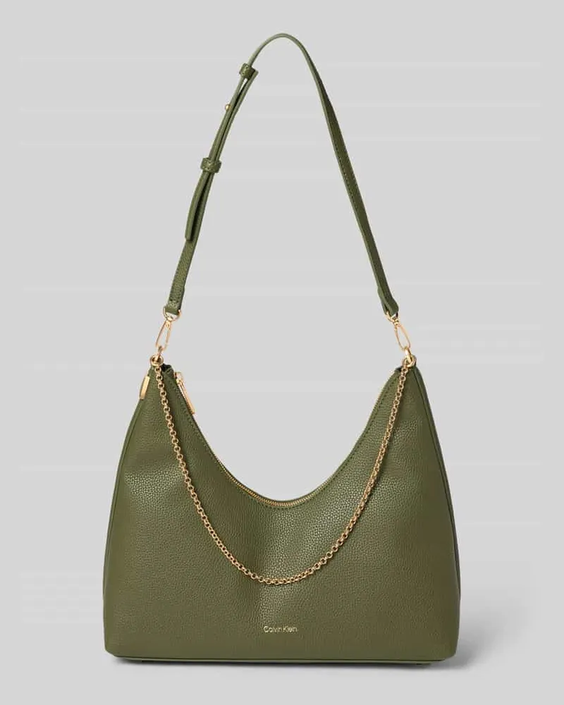 Calvin Klein Umhängetasche in Lederoptik Oliv