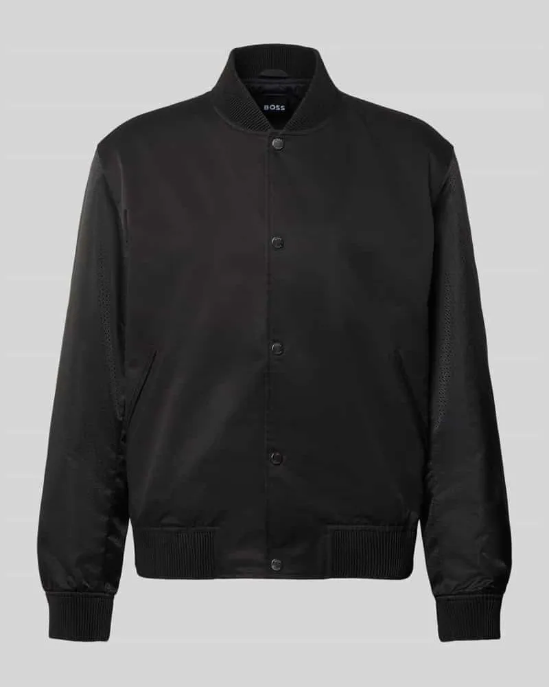 HUGO BOSS Relaxed Fit Blouson Modell 'H-COVER Black