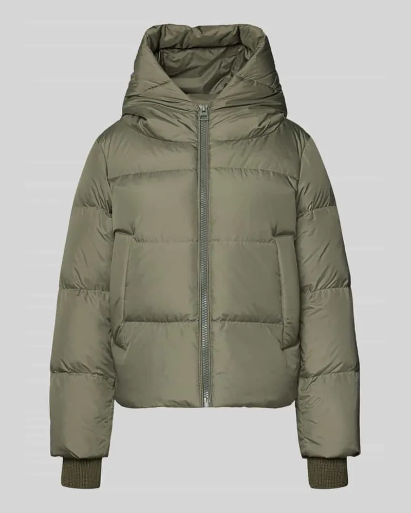 Marc O'Polo Regular Fit Daunenjacke mit Kapuze Taupe
