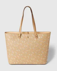 Ralph Lauren Tote Bag aus echtem Leder Modell 'KARLY Taupe