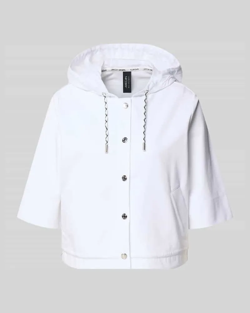 Marc Cain Regular Fit Jacke mit Kapuze Weiss