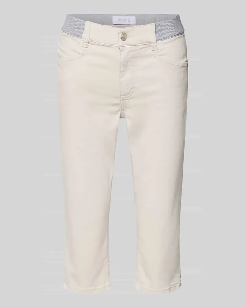 ANGELS  Caprihose mit elastischem Bund Modell 'AnnaCapri Sporty Hellgrau