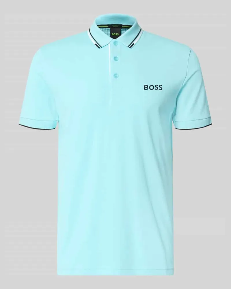 HUGO BOSS Regular Fit Poloshirt aus Baumwoll-Mix Modell 'PADDY PRO Aqua