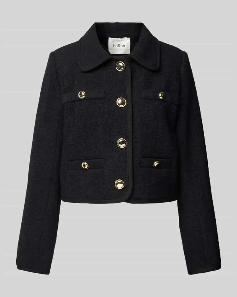 ba&sh Blazer mit Strukturmuster Modell 'MEIRADITH Black