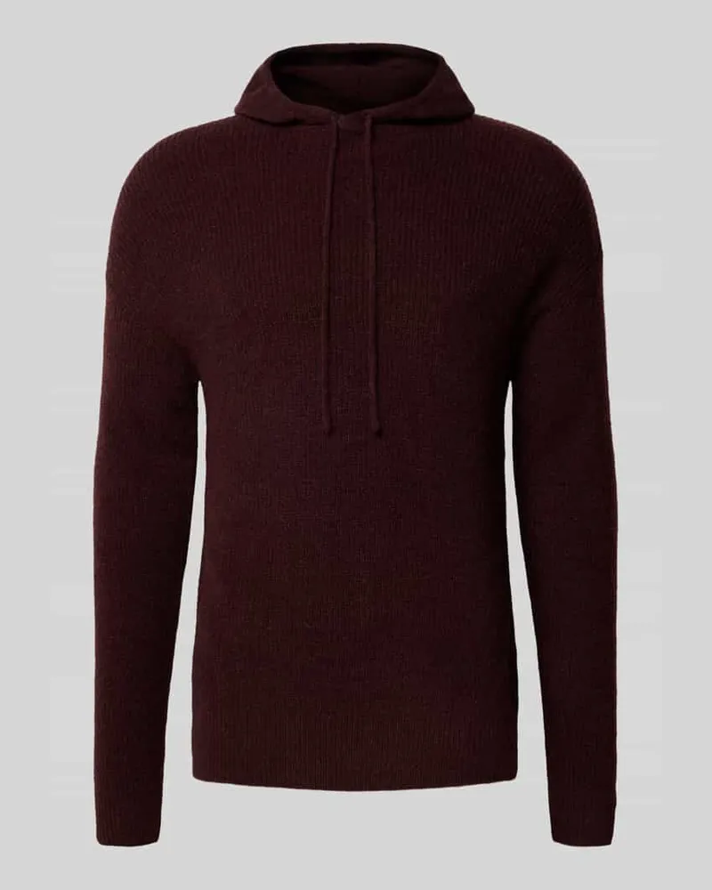 Antony Morato Strickpullover mit Kapuze Bordeaux