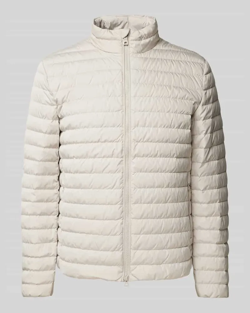 Geox Daunenjacke mit Daunen-Feder-Füllung und Zweiwege-Reißverschluss Beige