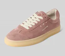 Ledersneaker mit Label-Print Modell 'CPH433