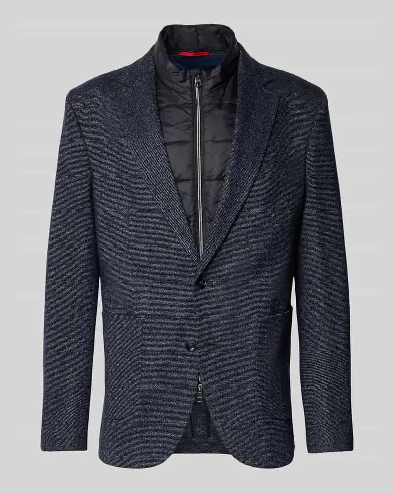 cinque Regular Fit Sakko mit Innenjacke Modell 'DATI Dunkelblau