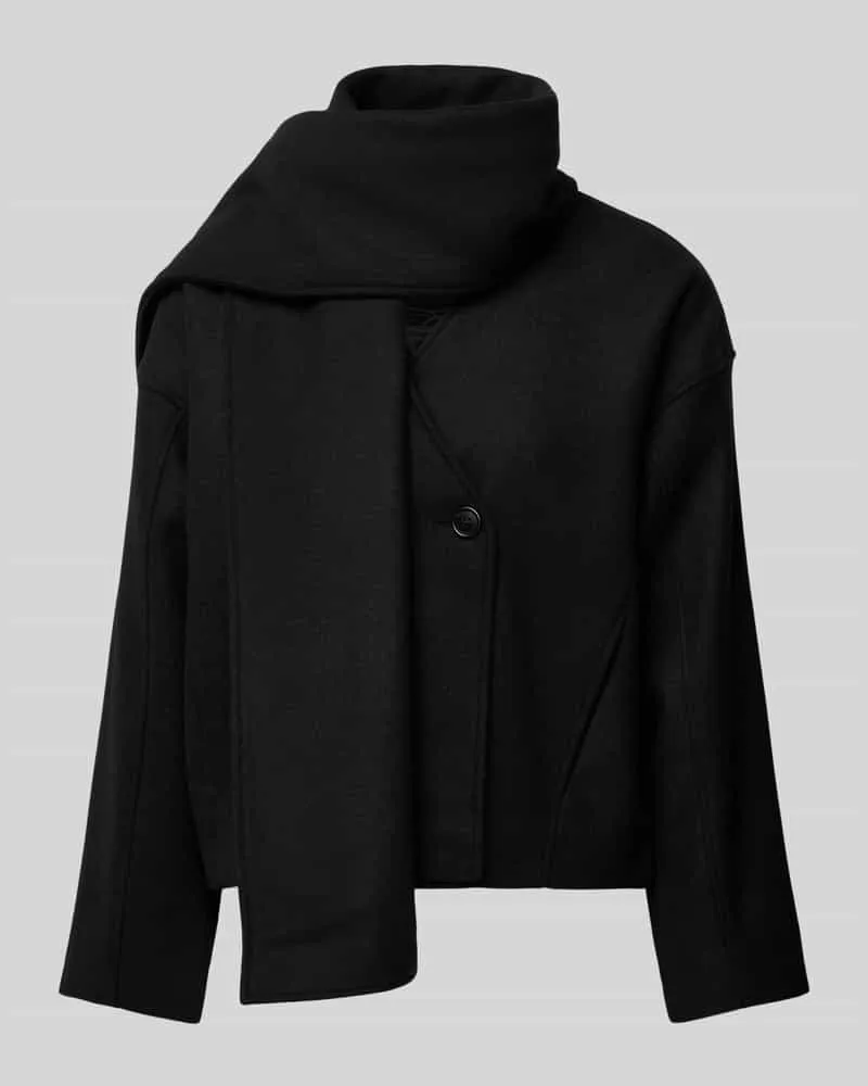 MOSS COPENHAGEN Jacke mit Kimonoärmeln Modell 'Syden Black