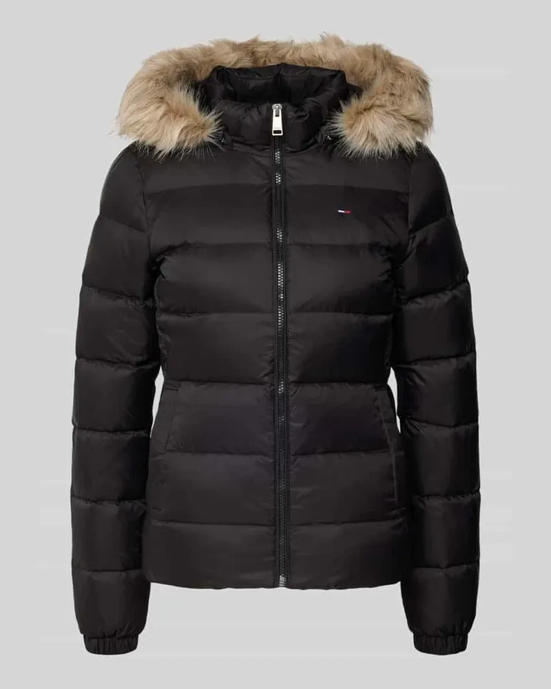 Tommy Hilfiger Slim Fit Steppjacke mit Daunen-Feder-Füllung Black
