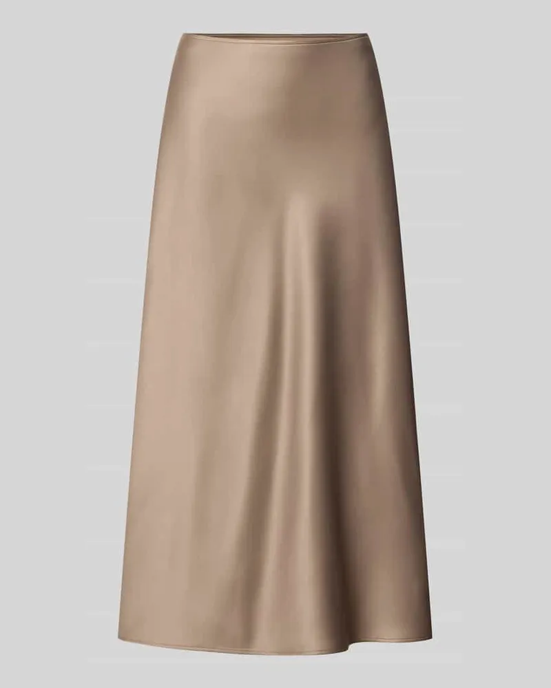 Juvia Midirock aus Satin Beige