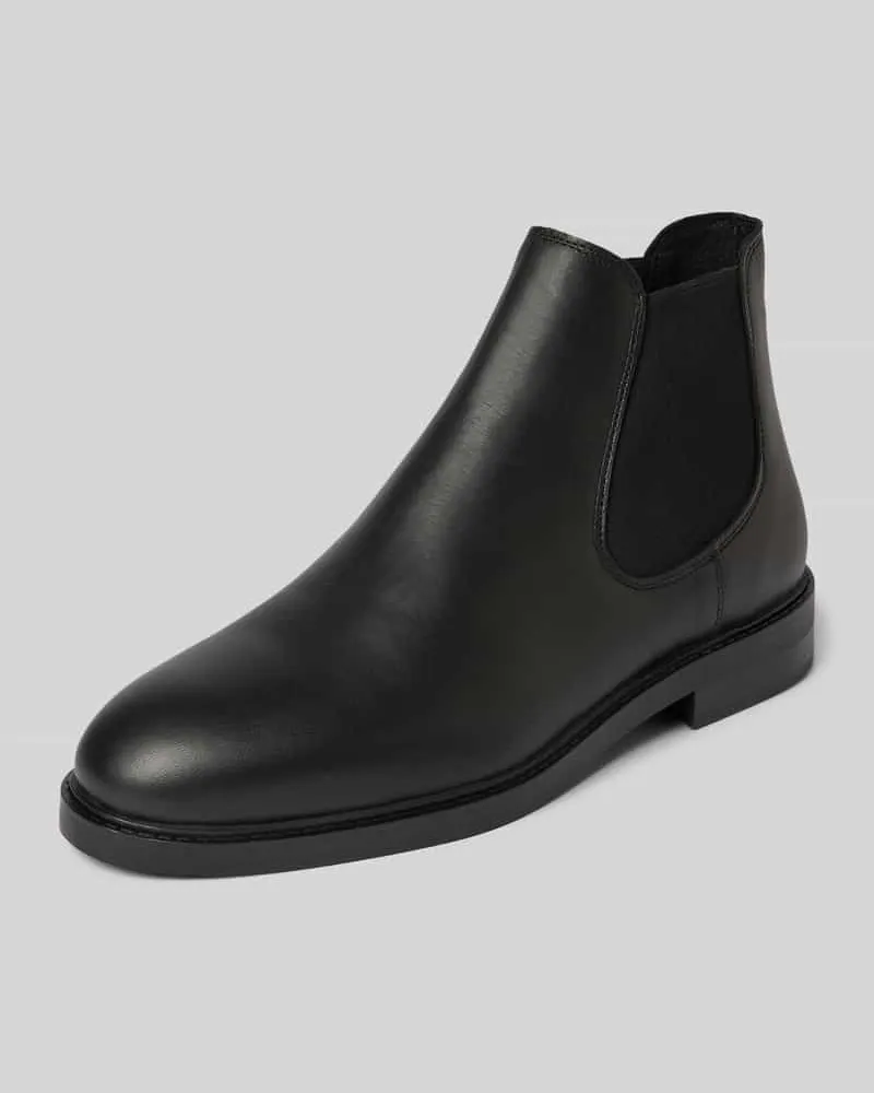 Selected Homme Chelsea Boots aus echtem Rindsleder Modell 'BLAKE Black