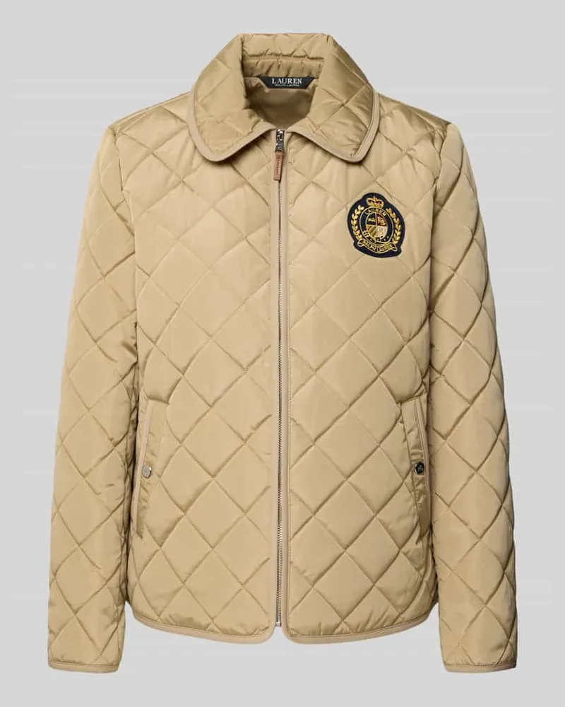Ralph Lauren Steppjacke mit Reißverschluss Sand