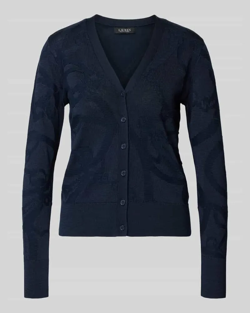 Ralph Lauren Strickjacke mit Knopfleiste Modell 'DENZEL Marine